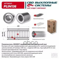 Пламегаситель 10020057 перфорированный внутренний узел Cbd PLIN136