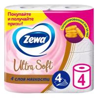 Туалетная Бумага Zewa Ultra Soft 4 шт