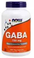 GABA, 750 мг, 290 г, 200 шт