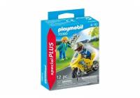 Конструктор Playmobil Гонщик на мотоцикле PM70380