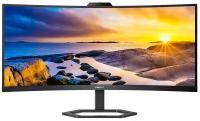 Монитор Philips 34"(3440x1440) Philips 34E1C5600HE /матрица VA Матовая /Встроенные колонки Встроенная веб камера Регулировка высоты