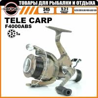 Катушка рыболовная с байтранером MIFINE TELE CARP 4000 шпуля с леской, для рыбалки, для фидерной ловли, карповая, для спиннинговой ловли