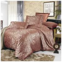 Комплект постельного белья двуспальный Итальянский текстиль из шелка-сатина