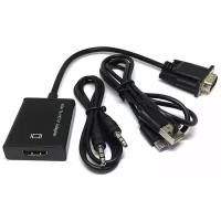 Конвертер VGA + 3,5mm Audio to HDMI, Espada, HCV0201