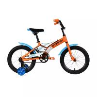 Детский велосипед STARK Tanuki 16 Boy (2021) оранжевый/голубой (требует финальной сборки)