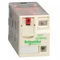 Промежуточное реле 2 ПК со светодиодом (~24B AC) Schneider Electric, RXM2AB2B7