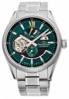 Наручные часы ORIENT Contemporary RE-AV0114E00B, серебряный, зеленый