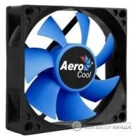 Вентилятор для корпуса Aerocool Motion 8 Plus 80x80mm 3-pin (для материнской платы) 4-pin (Molex для бп) 25dB 90gr Ret