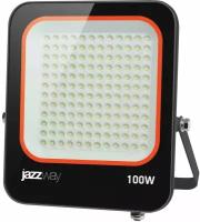 Прожектор свд 100Вт 6500К 9000лм черный IP65 PFL-V Jazzway