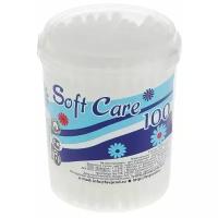 Ватные палочки Soft Care, 100 шт. в стакане