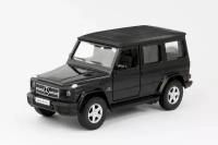 Машина металлическая RMZ City серия 1:32 Mercedes Benz G63 AMG, инерционный механизм, двери открываются, черный цвет. 554991BL