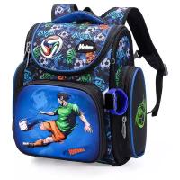 Ортопедический ранец / рюкзак сумка Maksimm / школьная сумка / портфель "Футболист"