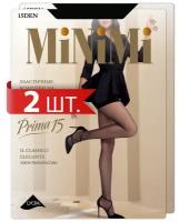 Колготки женские MINIMI Mini PRIMA 15 (шортики) Nero 3 (спайка 2 шт)