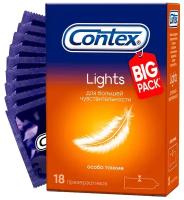 Презервативы Contex Lights, 18 шт