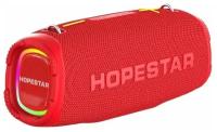 Портативная беспроводная Bluetooth колонка HOPESTAR A6 Max с микрофоном 80Вт/портативная акустика/блютуз колонка (Красная)