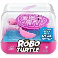 Интерактивная игрушка ZURU RoboAlive Robo Turtle плавающая черепаха (розовая)