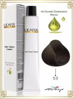 LILAFIX PROFESSIONAL Перманентная крем-краска Hair Colour Cream, 5.0 светло-коричневый натуральный, 100 мл