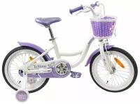 Велосипед Tech Team Merlin 16" white/purple (алюмин)