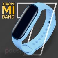 Силиконовый матовый ремешок №2 для фитнес-браслета Xiaomi Mi Band 7 / сменный спортивный браслет для умных (смарт) часов Ксяоми ми Бэнд 7