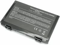 Аккумуляторная батарея для ноутбука Asus K40, F82 (A32-F82) 11.1V 5200mAh OEM черная