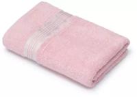 Полотенце банное махровое Ice shine, 70Х130 см, розовый, 100% хлопок, Донецкая мануфактура
