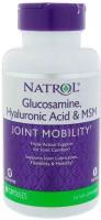 Natrol HYALURONIC ACID MSM & GLUCOSAMINE, 90 капсул, Natrol