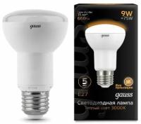 Светодиодная лампа Gauss LED R63 E27 9W 2700K