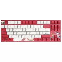 Клавиатура Varmilo VA87M Koi Cherry MX Brown, белый/красный