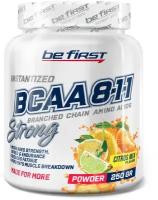 BCAA 8:1:1 Be First BCAA 8:1:1 Instantized powder 250 г, Цитрусовый микс