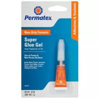 Клей Суперклей (гель) Permatex Super Glue Gel 2 г. PERMATEX 82191 | цена за 1 шт