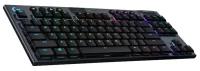 Игровая беспроводная клавиатура Logitech G G913 TKL GL Clicky, black, английская, 1 шт