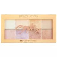 REVOLUTION Палетка хайлайтеров Soph Highlighter Palette, разноцветный