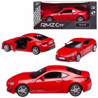 Машинка металлическая Uni-Fortune RMZ City серия 1:32 TOYOTA FT86, цвет красный, двери открываются