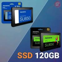 SSD 2.5" ADATA Ultimate SU650, 120Gb, 3D TLC, ASU650SS-120GT-R, R520Mb/s, W320Mb/s, 70TBW, RTL