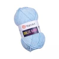 Пряжа YarnArt Dolce baby, 50 г, 85 м, 1 шт., 749 голубой 85 м