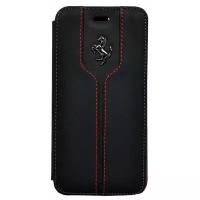 Ferrari для iPhone 6+/6S+ Montecarlo Booktype Black