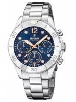 Наручные часы FESTINA Boyfriend, синий, золотой