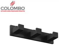Colombo Design Look LC37. NM - Крючок для халатов | тройной (черный - матовый)