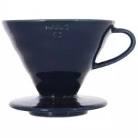 Пуровер Hario V60 VDC-02 керамический, индиго