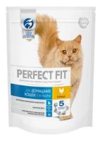 Perfect Fit Сухой корм для домашних кошек с курицей (PERFECT FIT Inhome Ck 10*650g) 10162185 | 0,65 кг 25230 (2 шт)