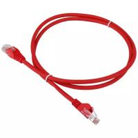 Патч-корд Lanmaster LAN-PC45 RJ-45 (m) - RJ-45 (m) CAT5e U/UTP, 2 м, 1 шт., красный