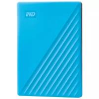 Внешний жесткий диск 2Tb WD My Passport WDBYVG0020BBL-WESN голубой USB 3.0