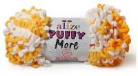 Пряжа для вязания Ализе Puffy More (100% микрополиэстер) 2х150г/11,5м цв.6282 ALIZE PUFFY.MORE.6282