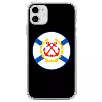 Силиконовый чехол "Police vector logo" на Apple iPhone 11 / Айфон 11