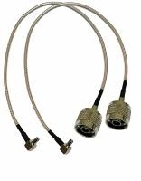 Комплект пигтейлов (кабельная сборка) N male (прямой) - TS9 (угловой) 30 см - 2шт