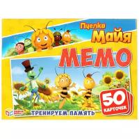 Карточная игра "Мемо. Пчёлка Майя" Умные игры