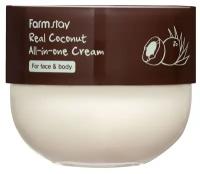 Farm stay Многофункциональный крем с кокосом для лица и тела Real Coconut All-in-one Cream, Корея