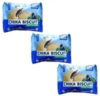 Протеиновое печенье Без сахара Chikalab CHIKA BISCUIT Черная смородина 50 гр (3 шт)