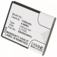 Аккумулятор iBatt iB-U4-M353 1350mAh для Samsung GT-S5670 Galaxy Fit, GT-S5830i Galaxy Ace La Fleur, GT-S7250 Wave M