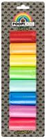 Пакеты для собак DUVO+ "Радуга", разноцветные, 32х20см, 8х15шт (Бельгия)